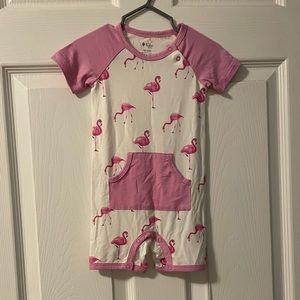 Kyte Baby Flamingo Shortall